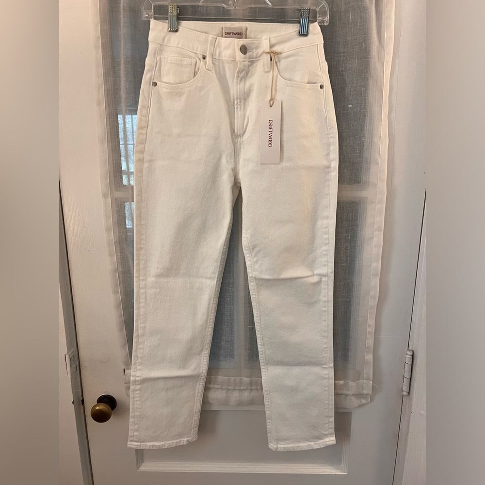 DRIFTWOOD x Sundance Stella Classic Straight Jeans in Cloud White - Picture 3 of 7